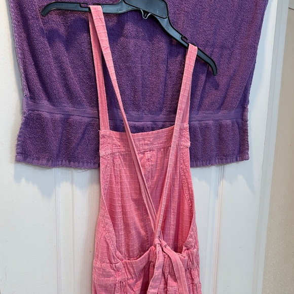 NWT Free People Pink Women Jeans Overalls - Picture 6 of 10
